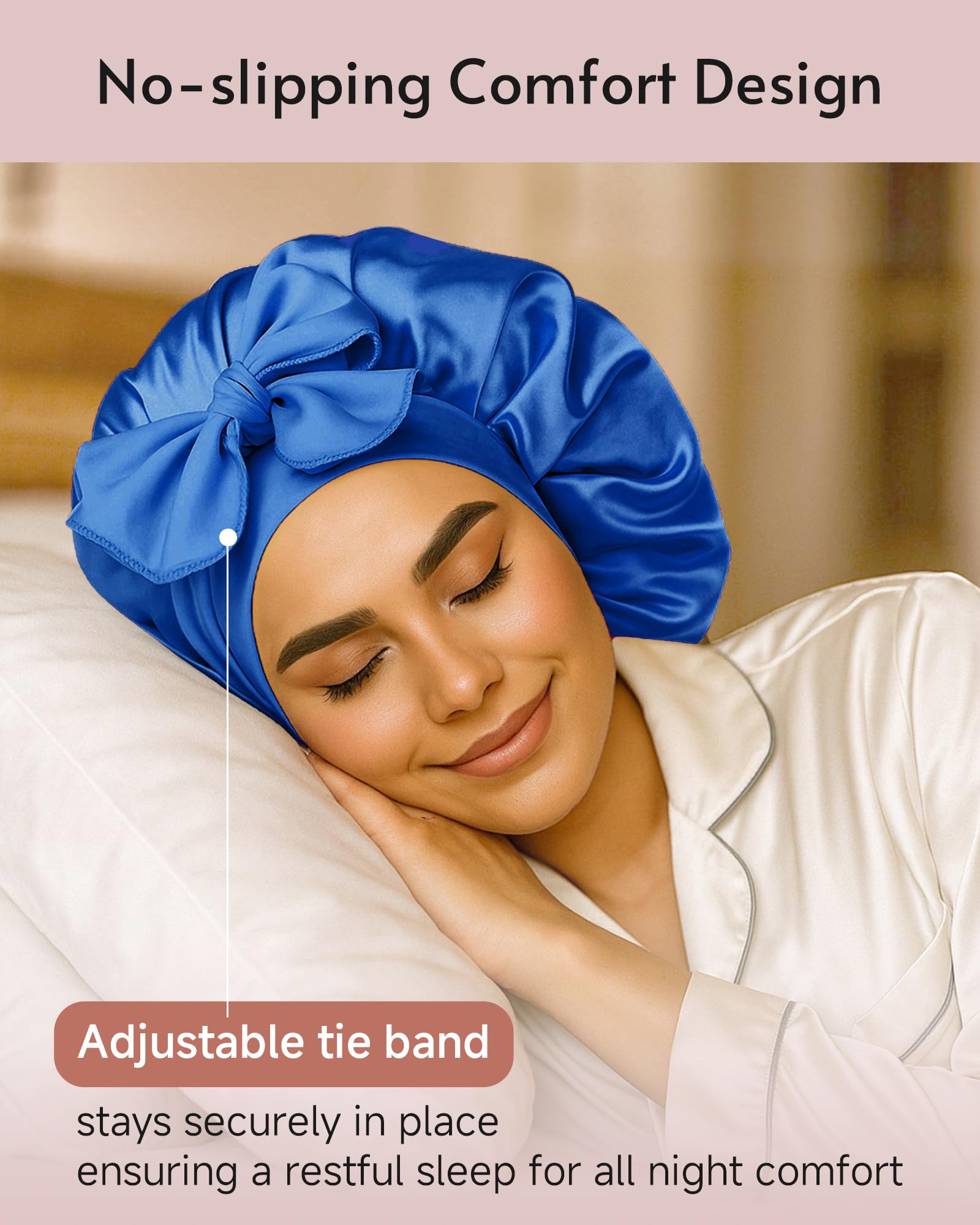 Yanideer adjustable tie band detail demonstrating secure, slip-resistant fit