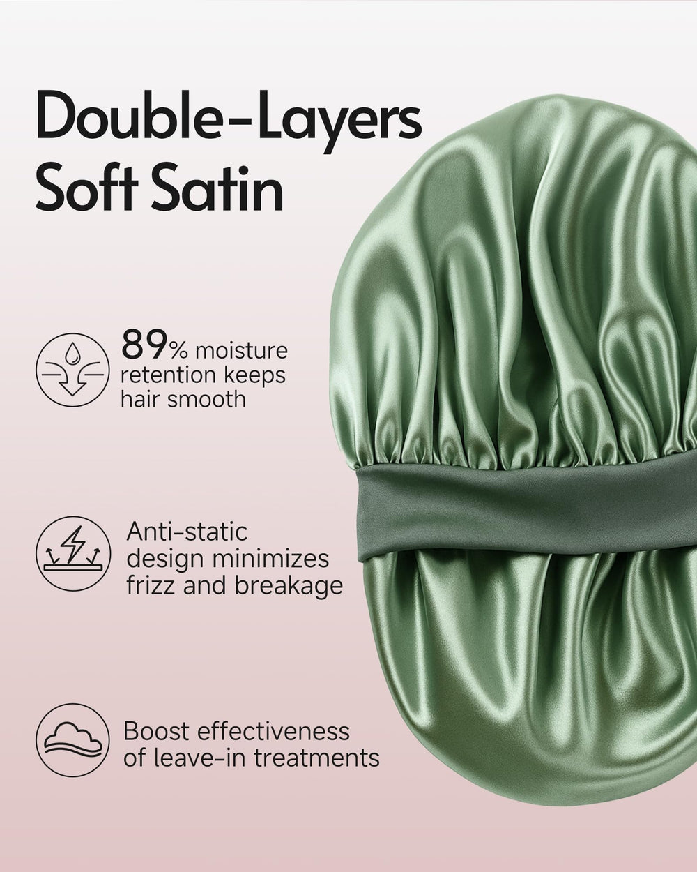 Yanideer satin close-up highlighting smooth texture and hair benefit