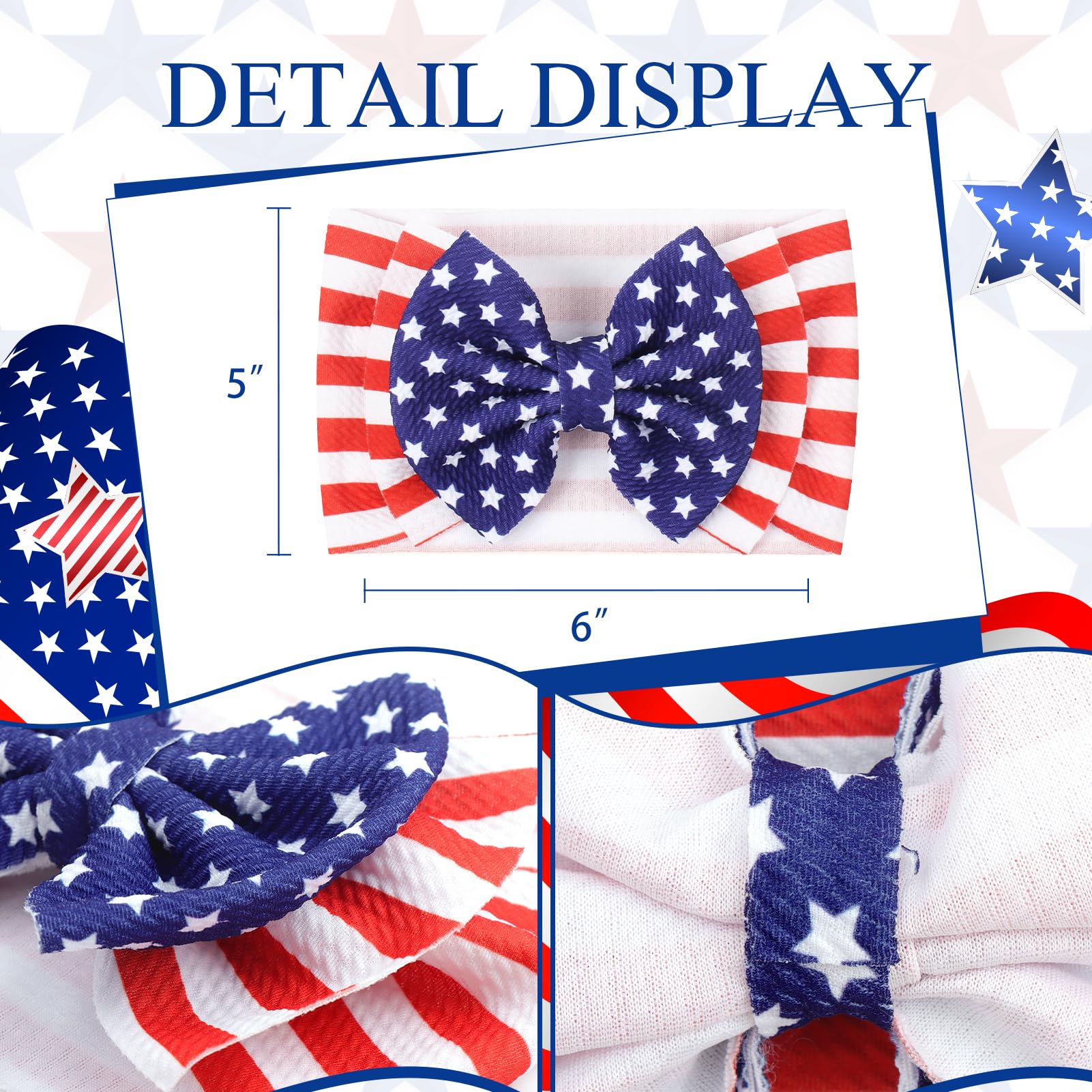 Baby wearing YanJie headband styled for holiday photos with comfortable hold