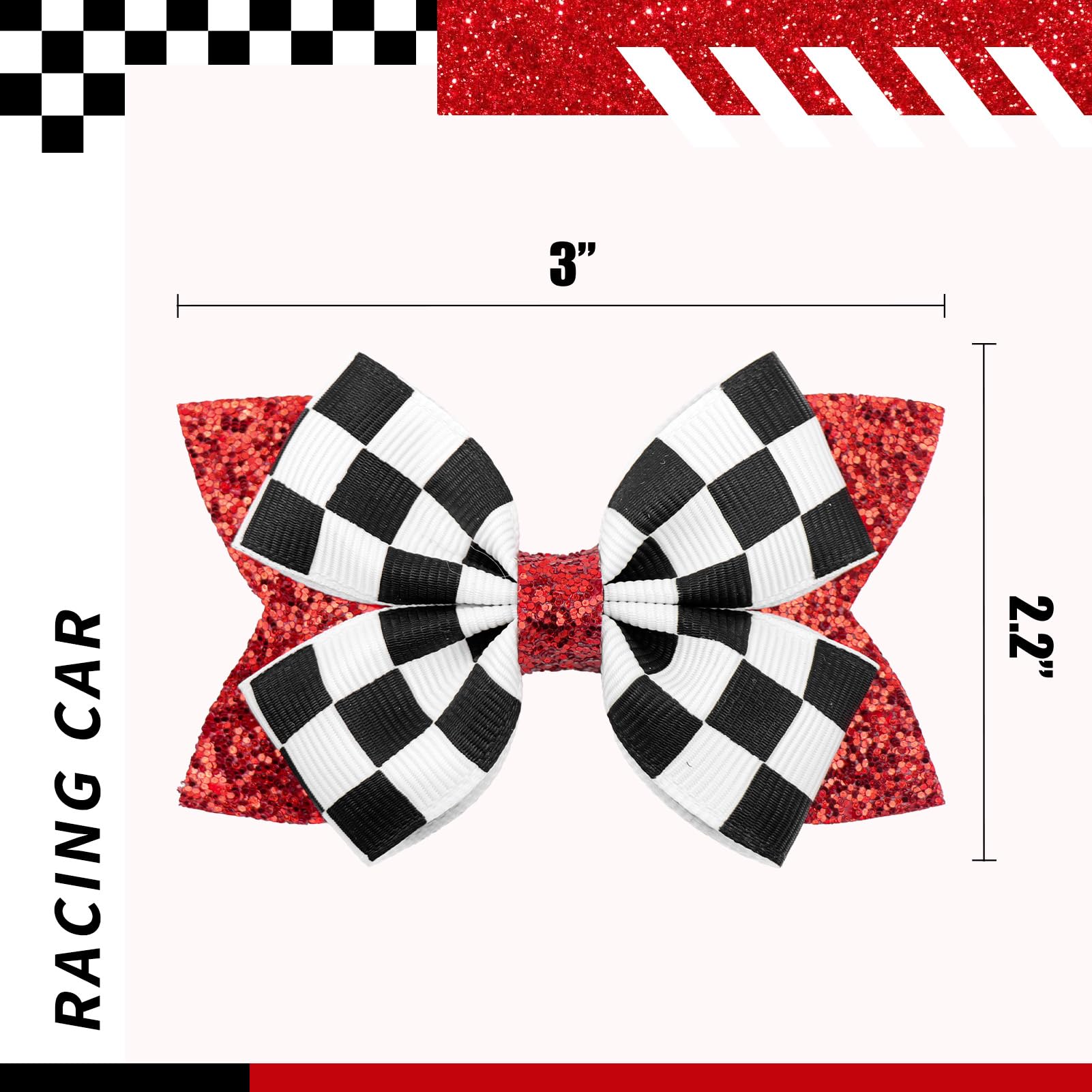 YanJie bow worn in a ponytail demonstrating easy styling and visible accent benefit