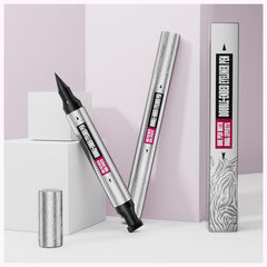 Yanqina pen laid flat with caps closed to show storage method