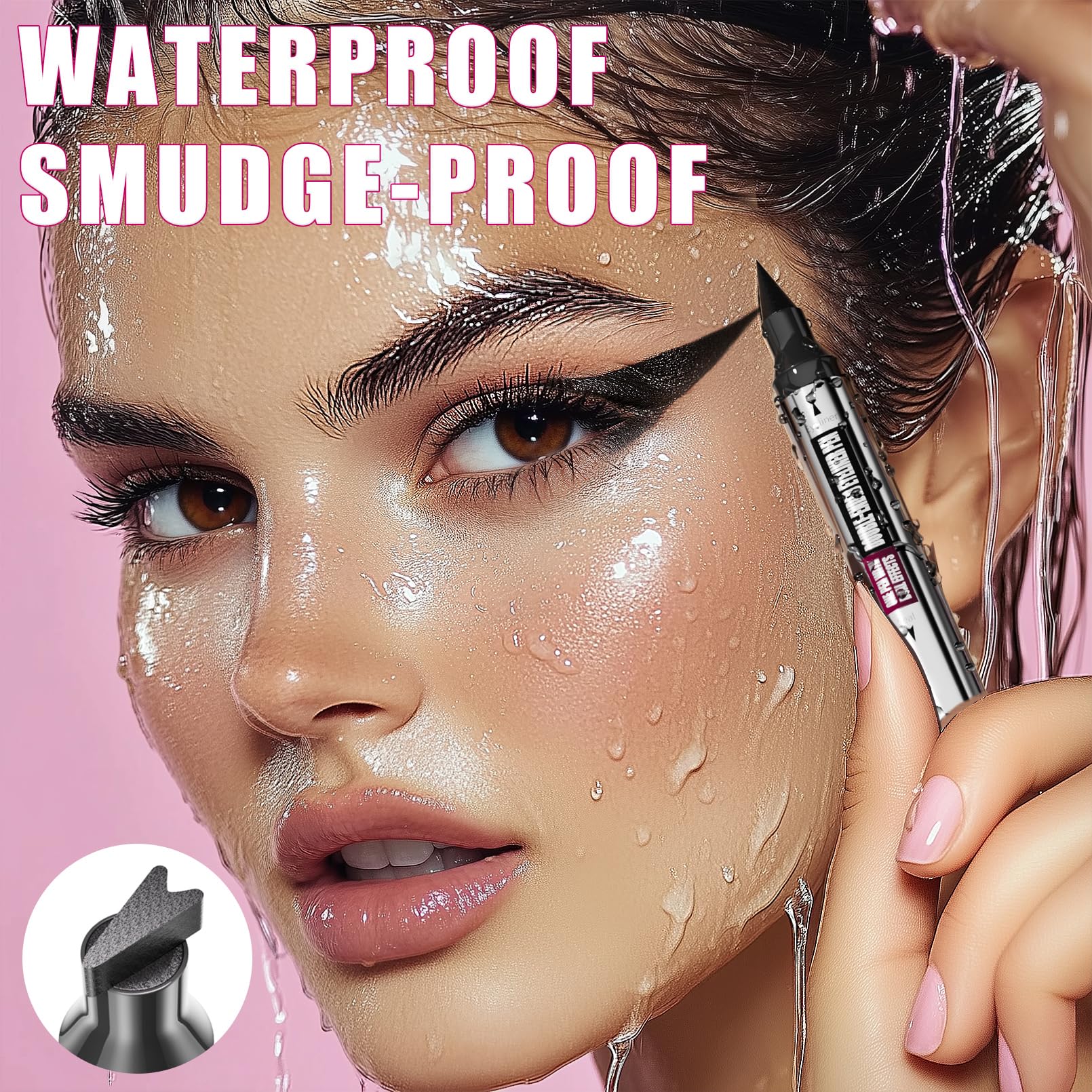 Yanqina ink swipe showing smooth pigment and long-wear finish