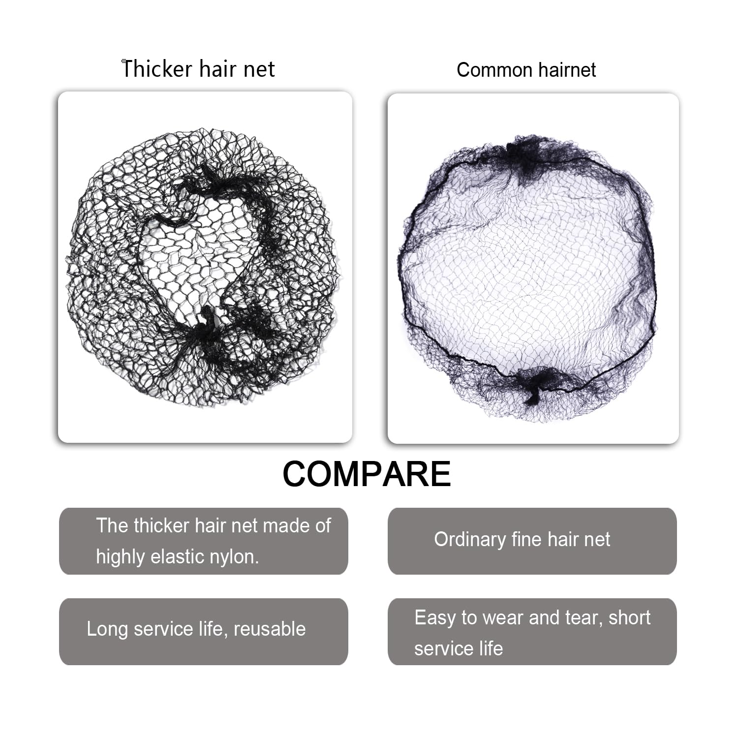 YANTAISIYU hair net holding a dancer bun showcasing discreet look and neat hairstyle