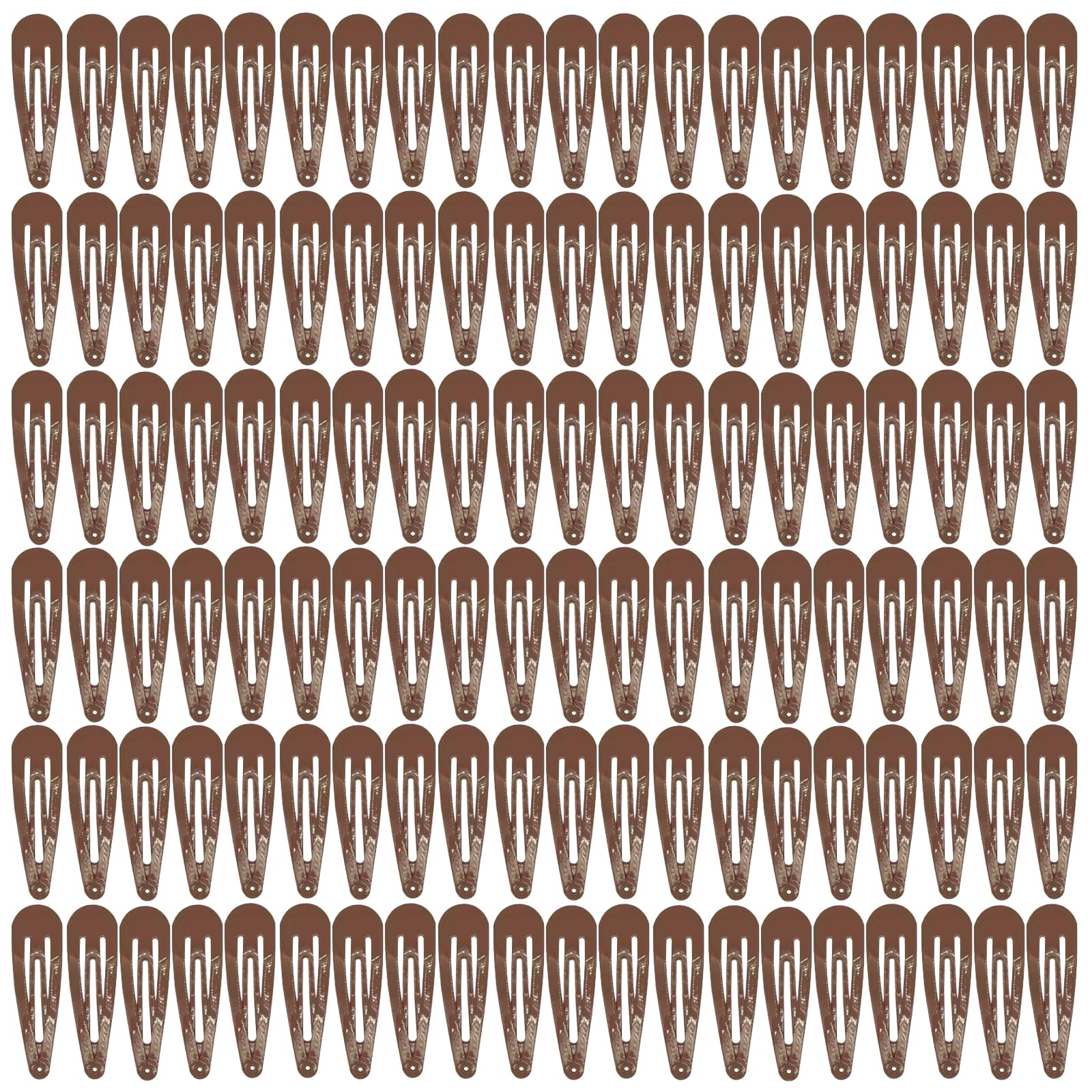 YAOKUA front view of brown snap clip pack showing quantity and color benefit
