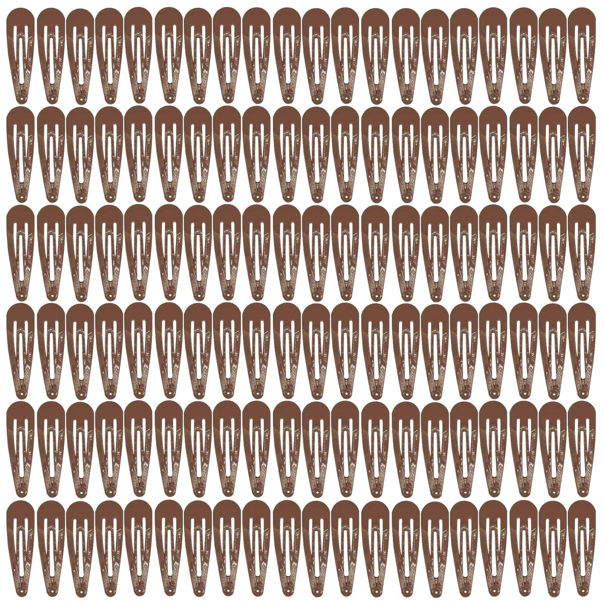 YAOKUA front view of brown snap clip pack showing quantity and color benefit