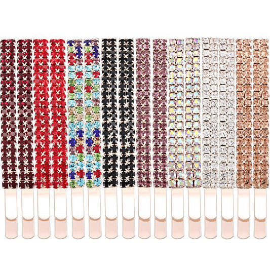 Yaomiao close-up of double-row rhinestones highlighting sparkle and refined detail