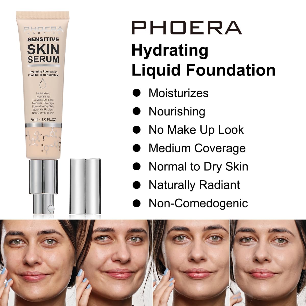 Yaper PHOERA applied on hand demonstrating smooth coverage and visible hydration
