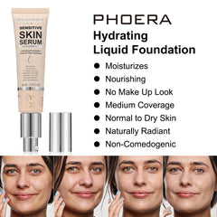 Yaper PHOERA applied on hand demonstrating smooth coverage and visible hydration