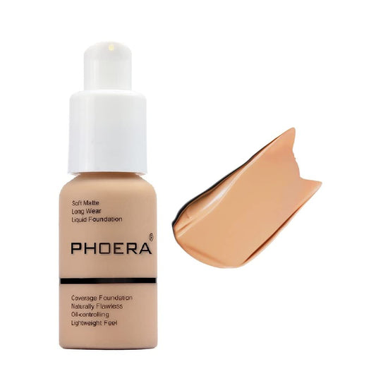 Yaper PHOERA front bottle view showing packaging and full-coverage benefit