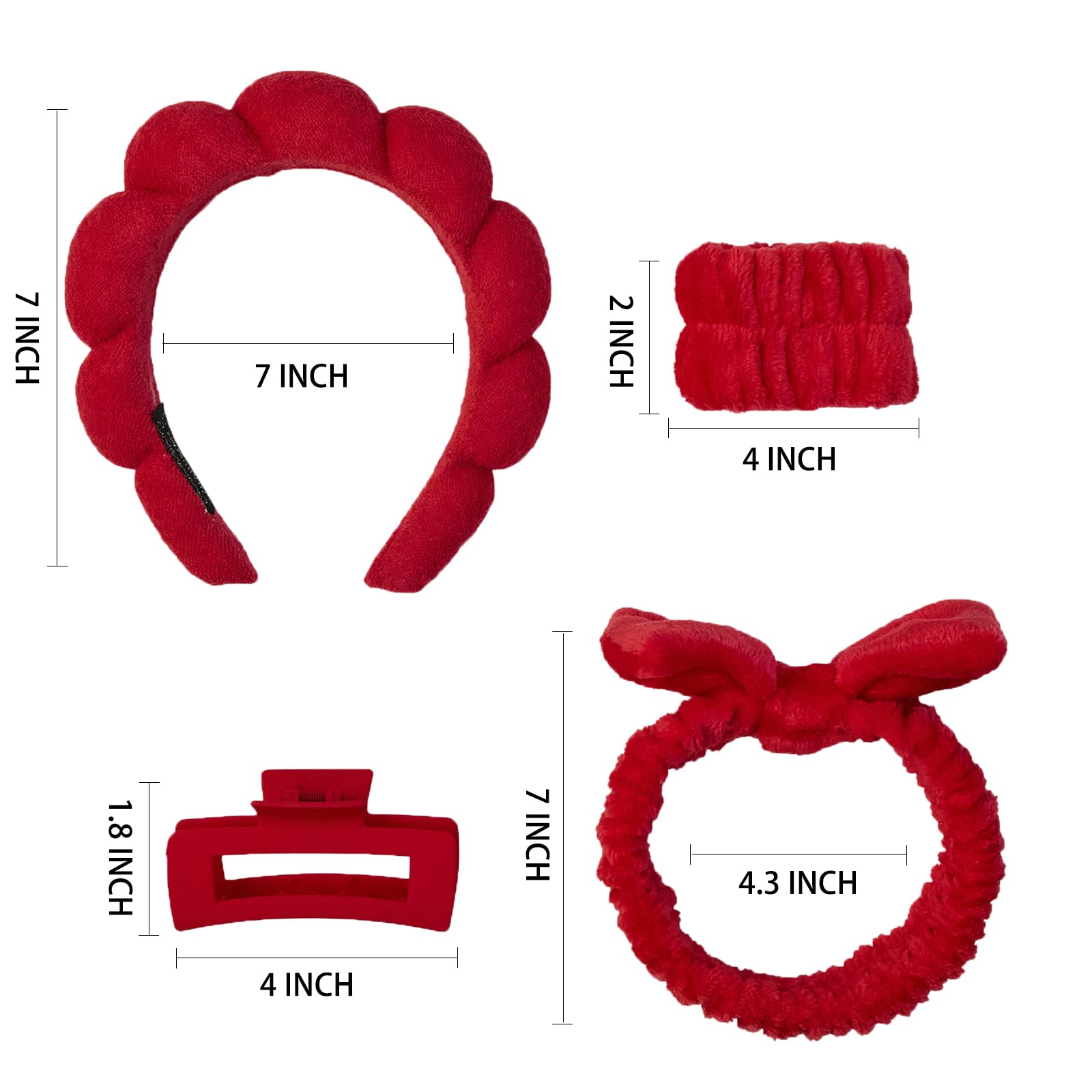 Yaqulen set in use during facial routine keeping hair away and hands free