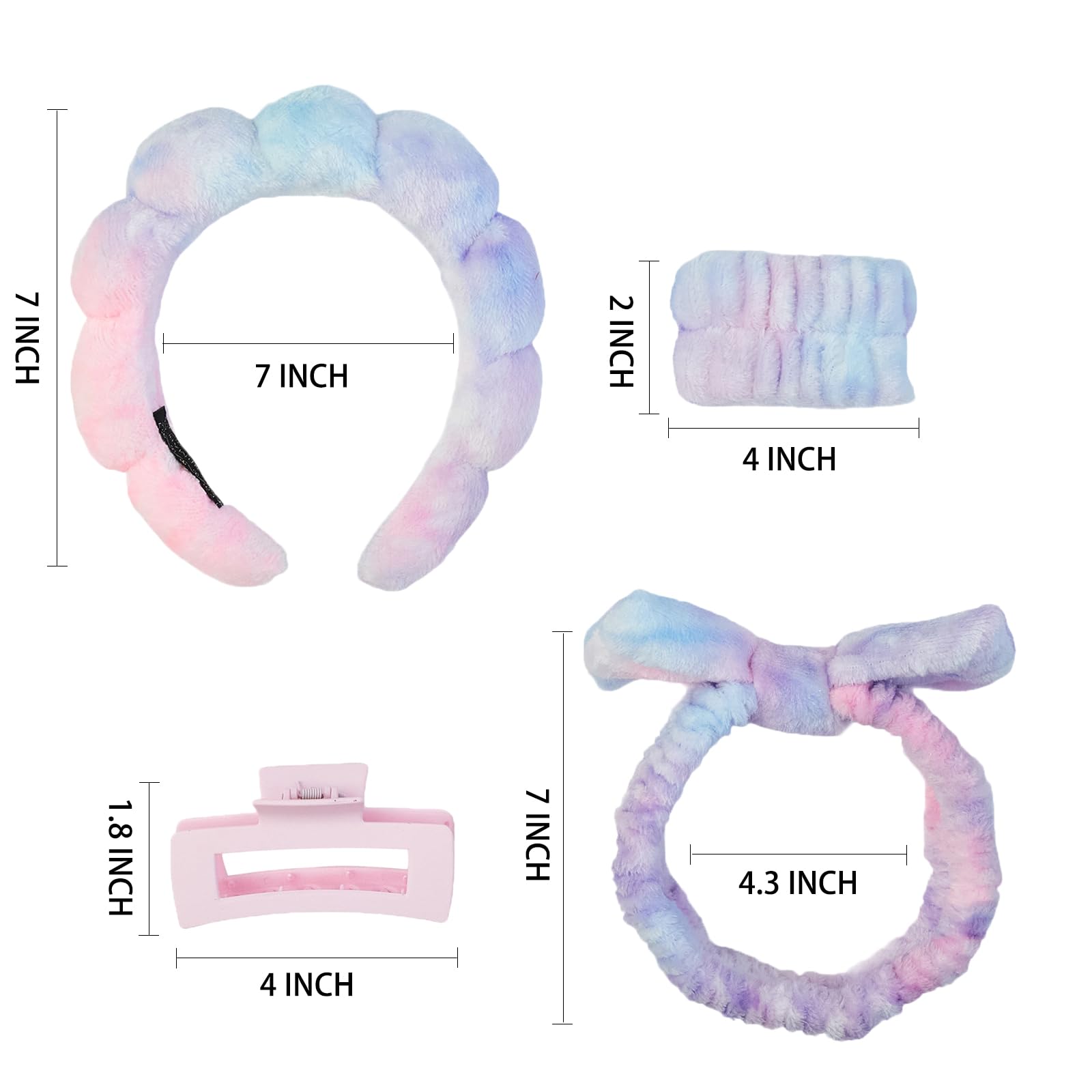Yaqulen set in use facial routine showing headband and wristband ease during cleansing