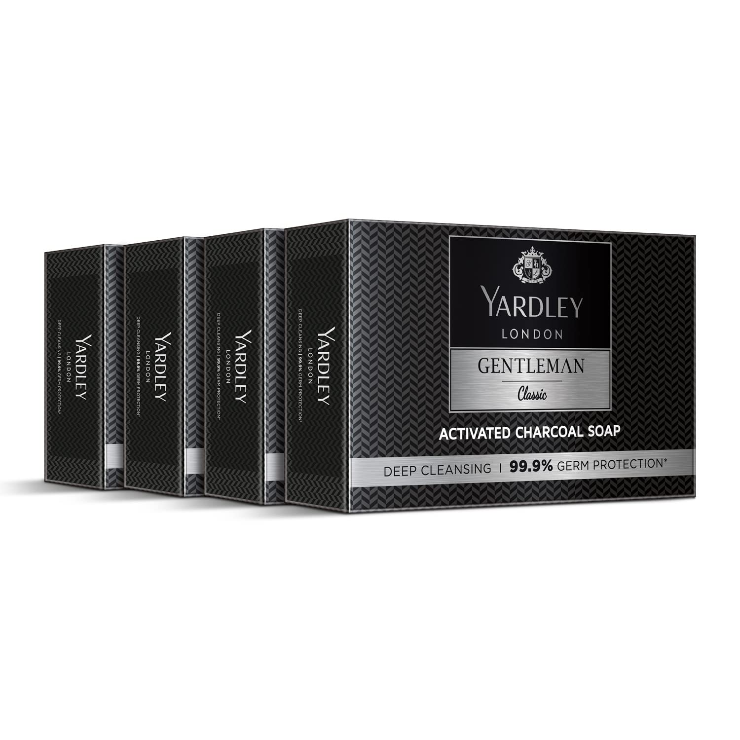 Yardley Gentleman Classic front packaging showing elegant branding and benefits