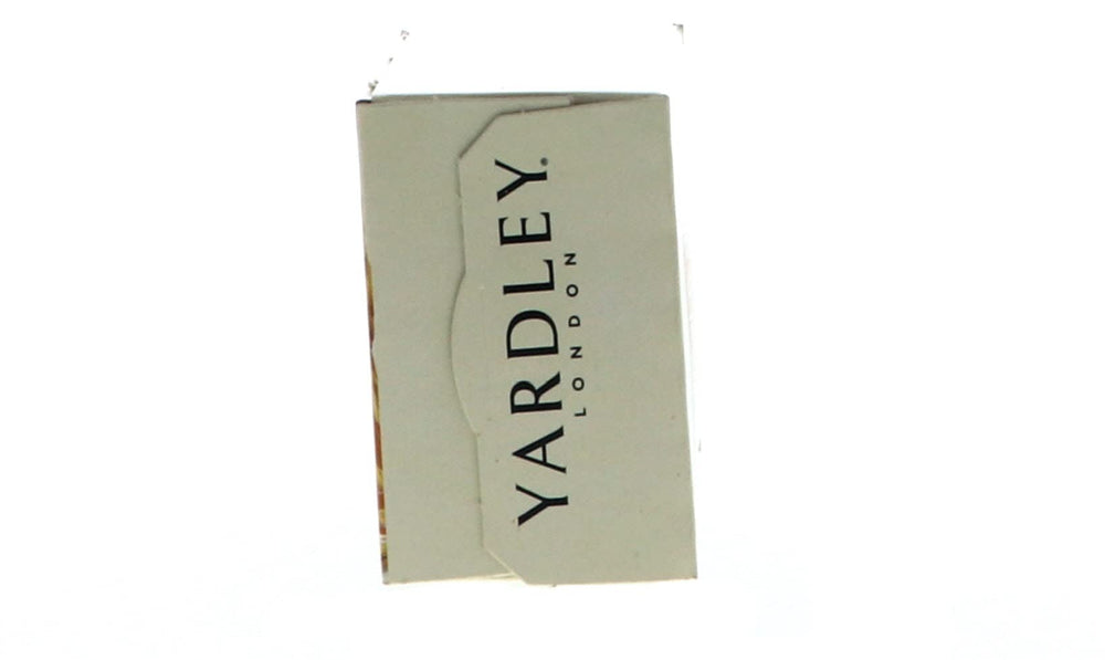 Yardley lathered foam in hand showing creamy cleansing and moisturizing benefit