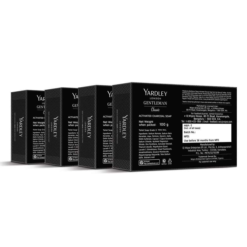 Yardley four stacked bars pack of four showing value and convenience