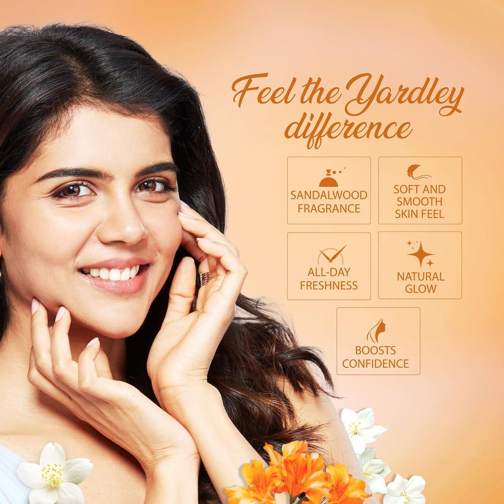 Yardley sandalwood visual close-up evoking warm woody scent benefit