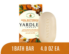 Yardley chamomile ingredient close-up emphasizing soothing benefit