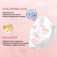 Yargkos mask in hand demonstrating size and easy-at-home application