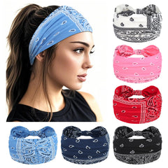 YARIEW front view of six-pack headbands showing color variety and compact packaging benefit