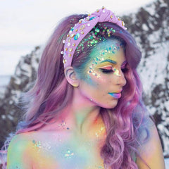 YARIEW mermaid headband shell pearl cluster highlighting elegant, whimsical accents