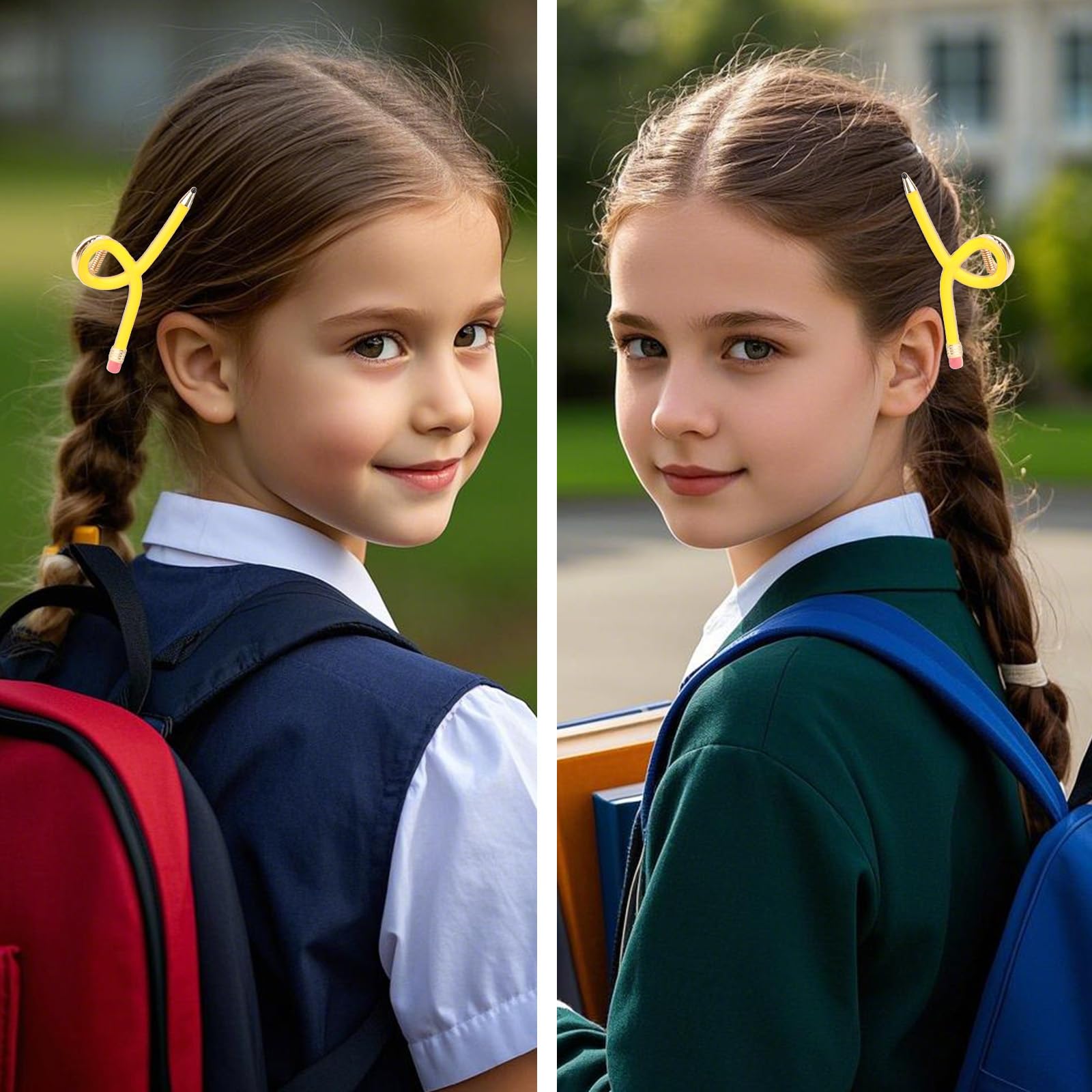 YARIEW pencil clip close texture highlighting smooth finish and durability