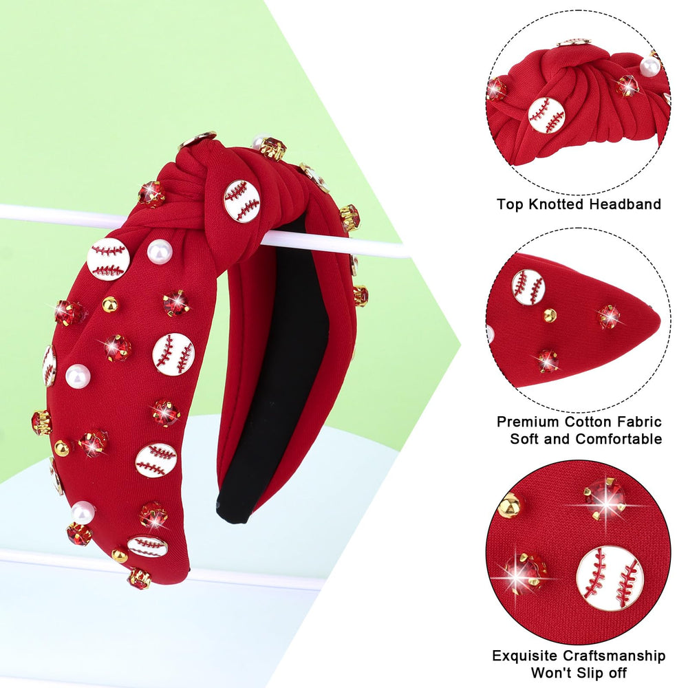 YARIEW side profile on model wearing headband for comfortable game-day support