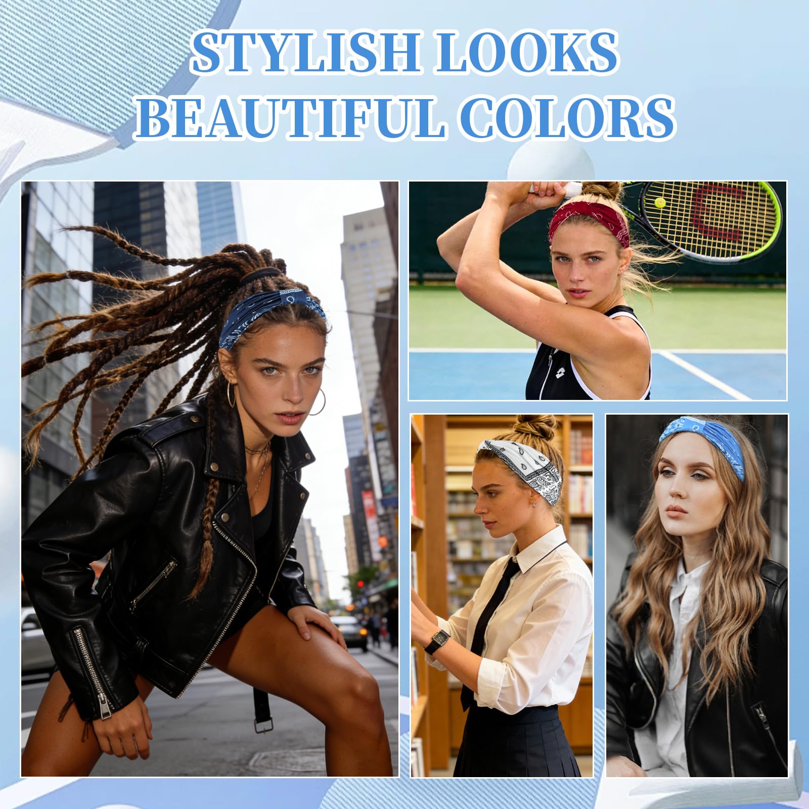 YARIEW headband paired with a wig showing secure fit and natural finish