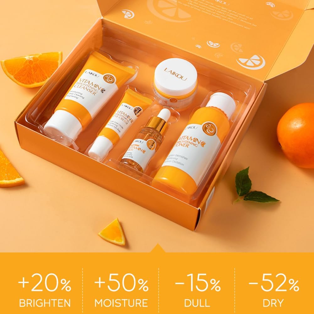 Yasovigi products staged on bathroom counter, shows routine for daily skincare