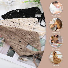 YBEATY close-up crochet floral pattern showing texture and breathable comfort