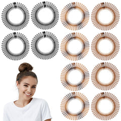 YBEATY front view of 12-pack headbands showing full set and colors, practical storage benefit