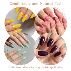 YBEATY lifestyle shot of manicured hand with polish over silk wrap showing salon-like outcome