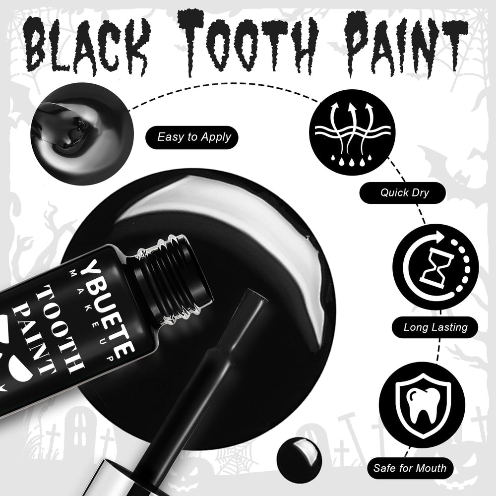 YBUETE in use on a pirate cosplay actor showing dramatic teeth for stage-ready realism