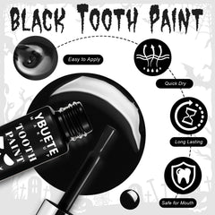 YBUETE in use on a pirate cosplay actor showing dramatic teeth for stage-ready realism