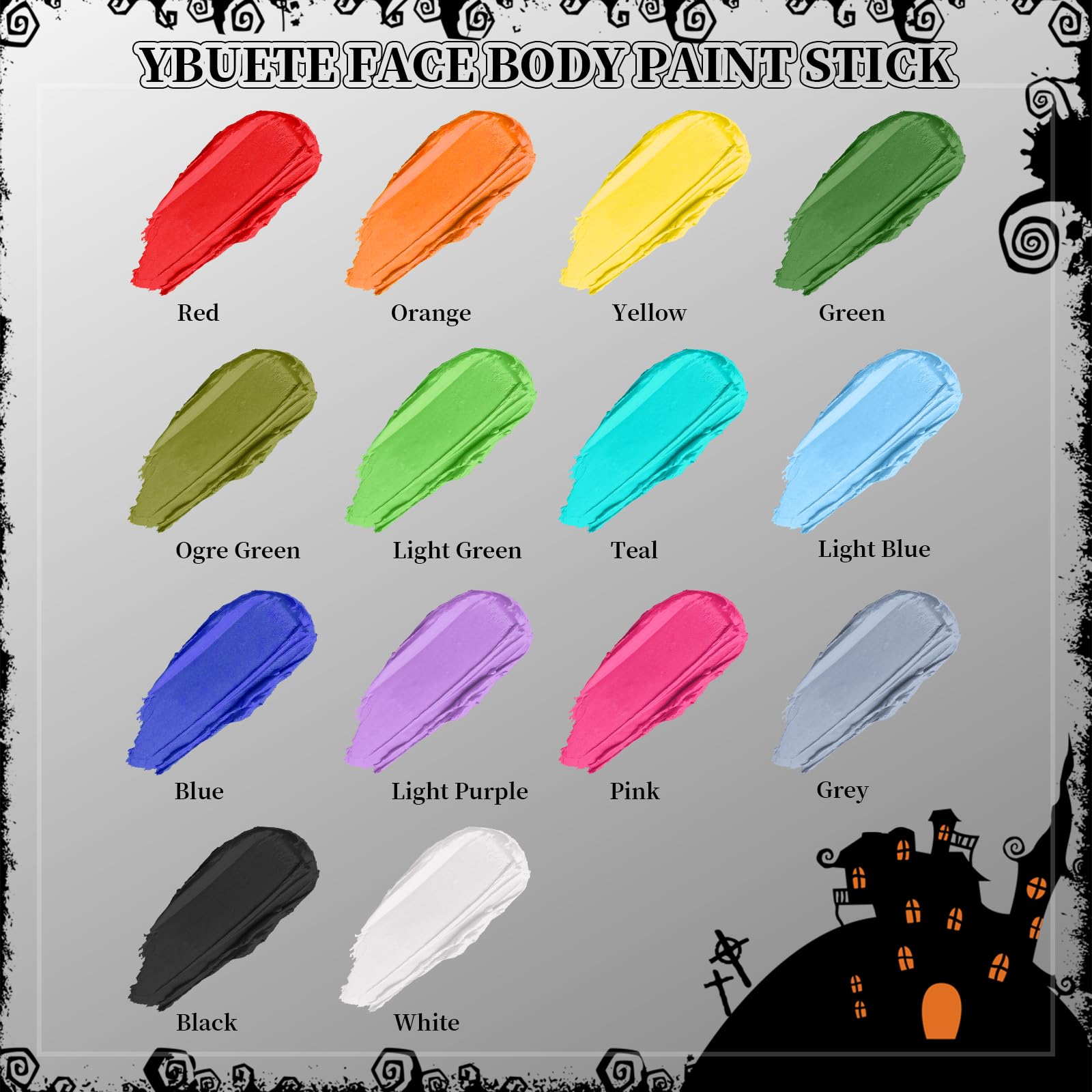 YBUETE light blue arm stripe showing scale and full-coverage opacity