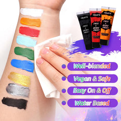 YBUETE metallic blue texture close-up highlighting rich pigment sheen