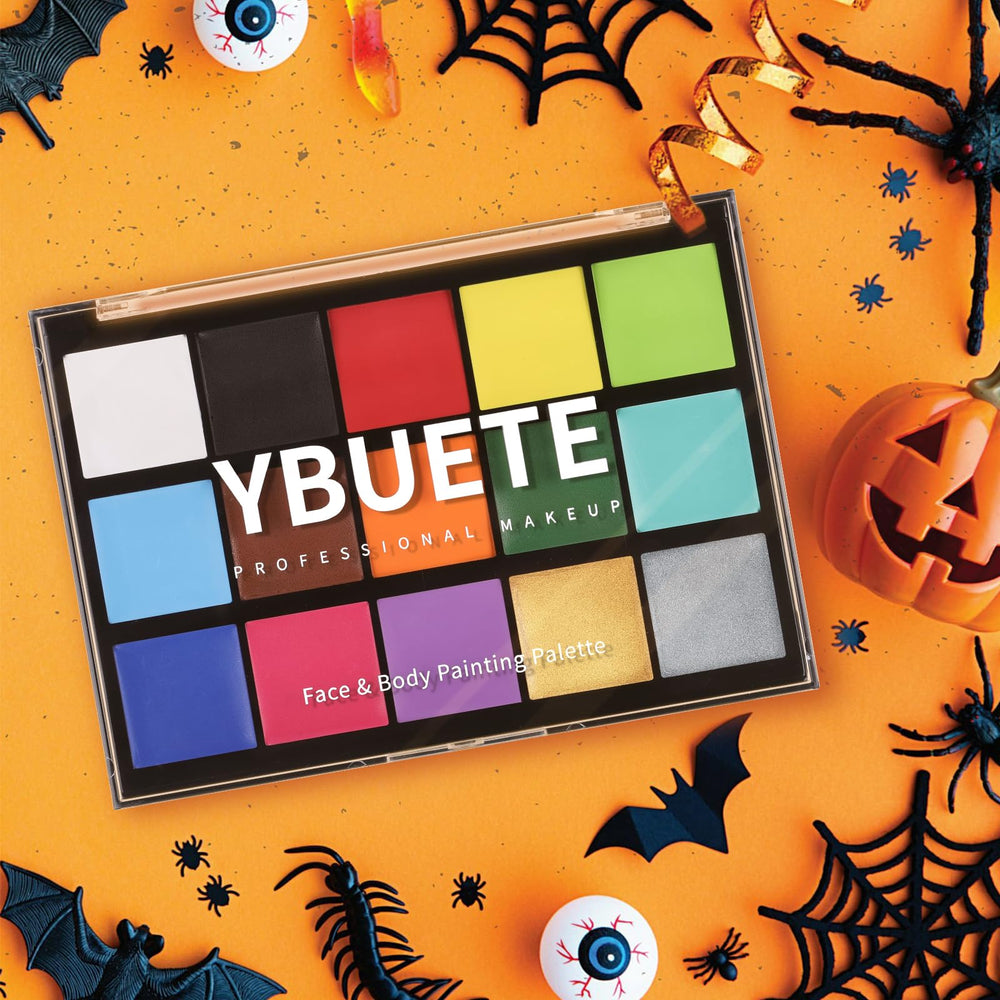 YBUETE paint stroke texture close-up showing rich coverage and finish