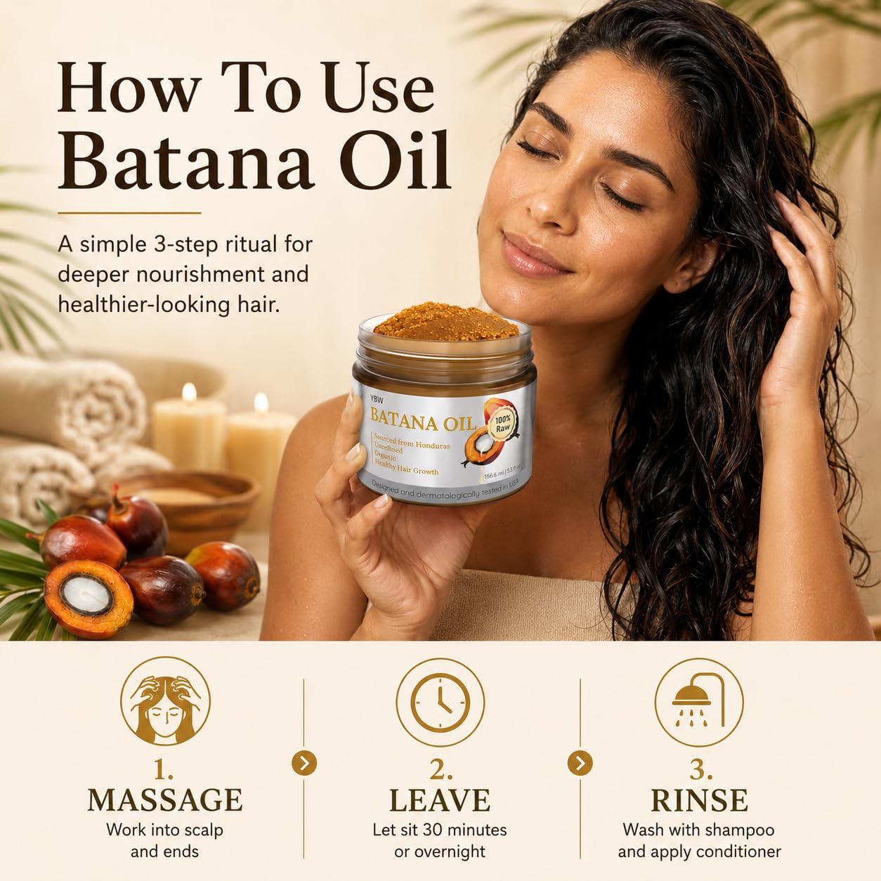 YBW jar open to reveal paste consistency supporting deep conditioning benefit