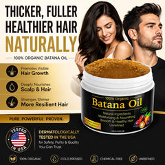 YBW batana paste close-up of buttery texture demonstrating rich hydration