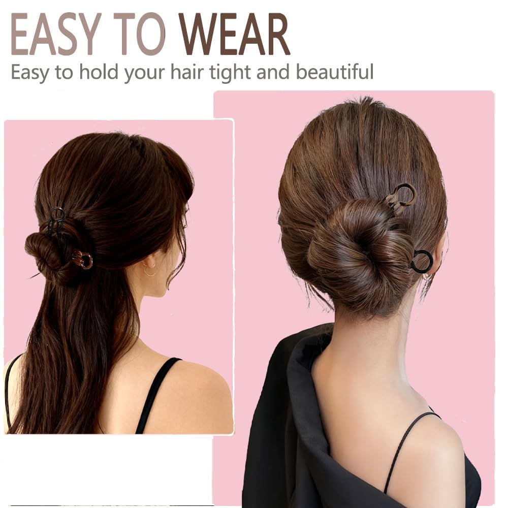 YCKXXL pin securing an elegant bun exemplifying discreet durable hold