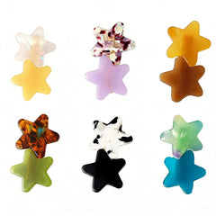 YCKXXL star clip front view showing colorful design and stylish hold