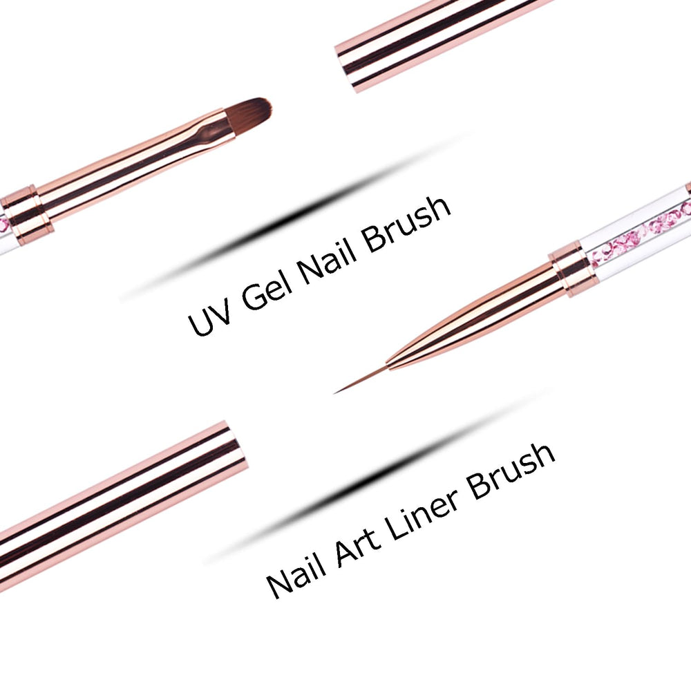 Ycyan liner tip fine detail capturing precise lines and delicate nail art