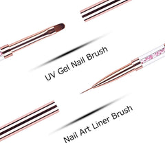 Ycyan liner tip fine detail capturing precise lines and delicate nail art
