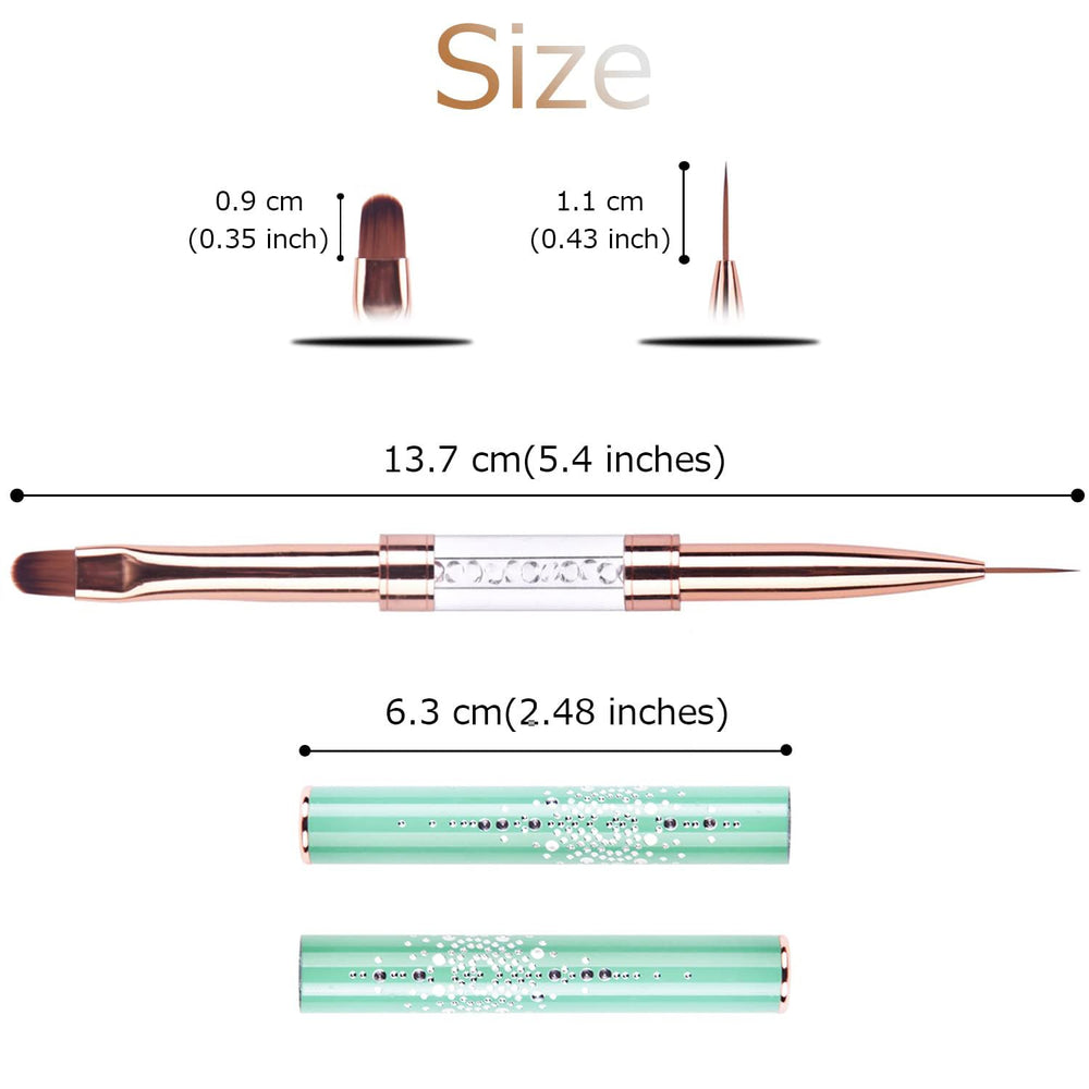 Ycyan size comparison held in hand to show scale and professional balance