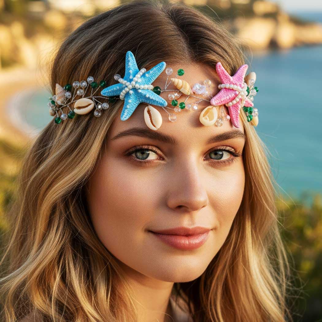 Yean starfish vine rhinestone detail highlighting sparkle benefits for photos
