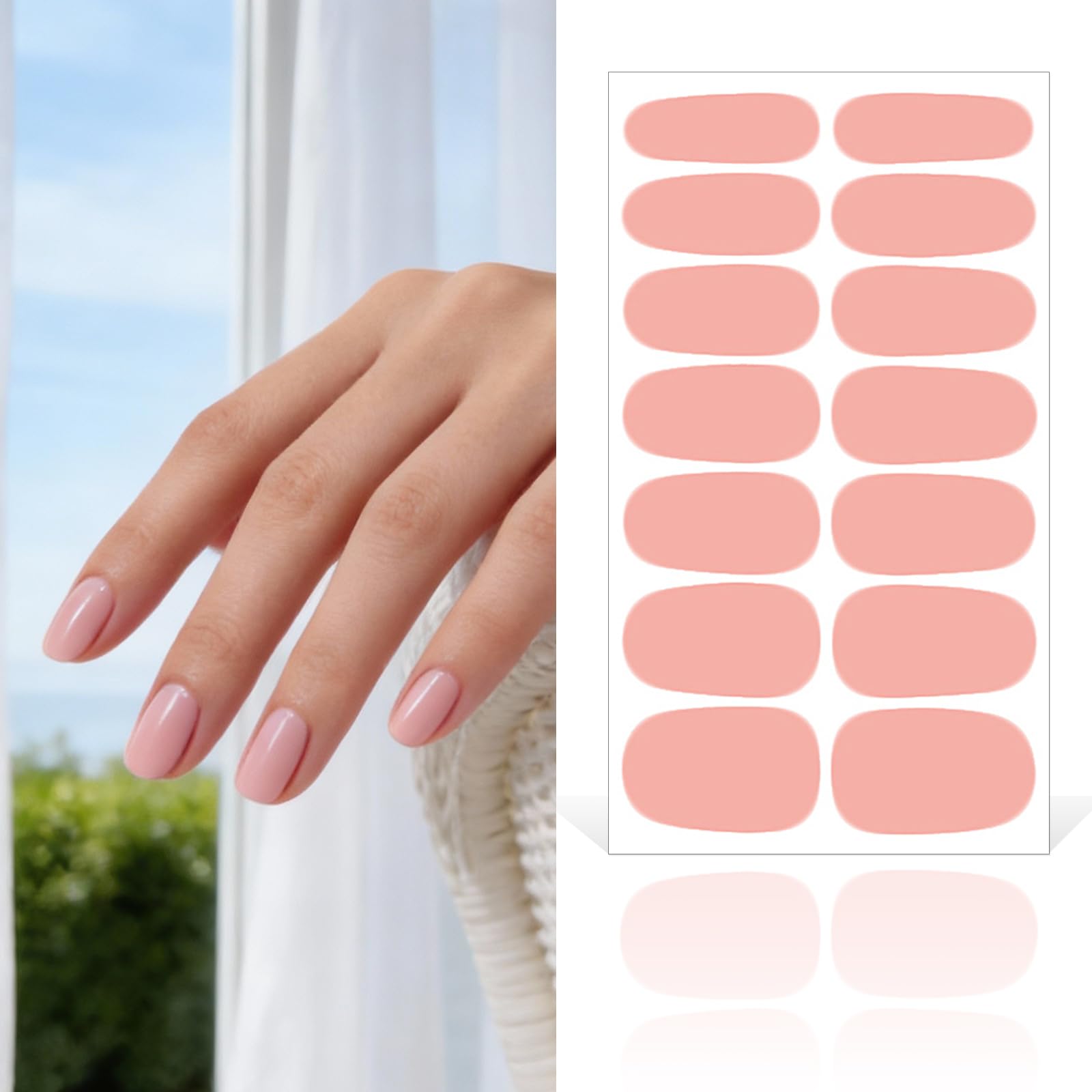 YECIRALA applied on fingernails in lifestyle shot, showcasing salon-style results quickly
