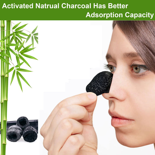 Yecuce ELAIMEI strip close-up texture highlighting charcoal adhesion