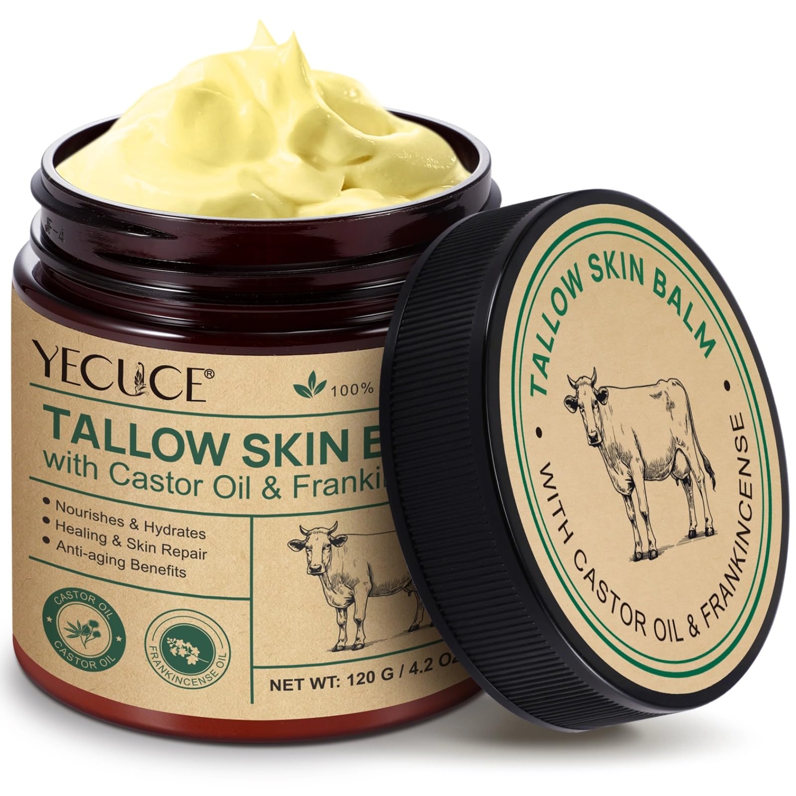 Yecuce front jar showing packaging and brand for easy identification