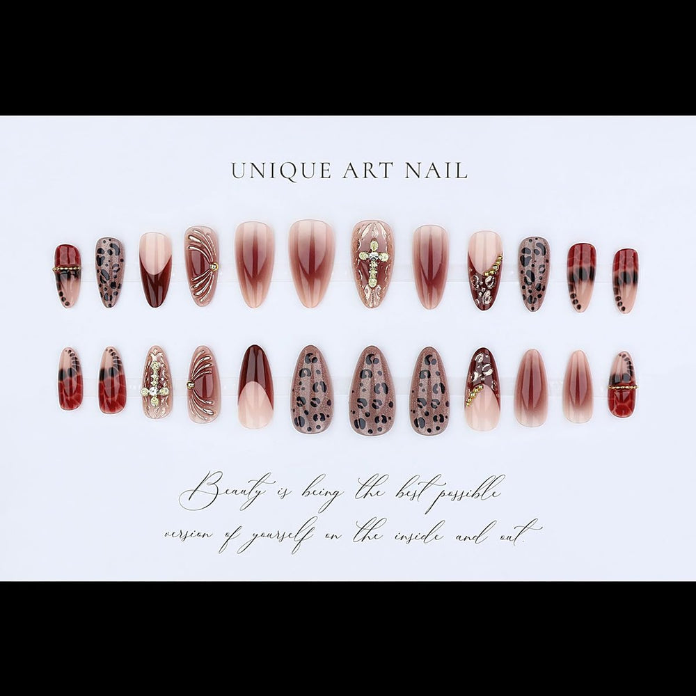 yefiuo application tools laid out for quick at-home manicure