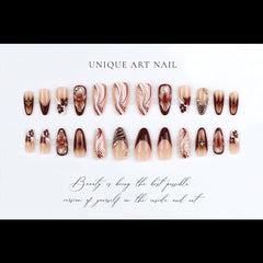 yefiuo nails on hand showing scale and natural almond fit benefit