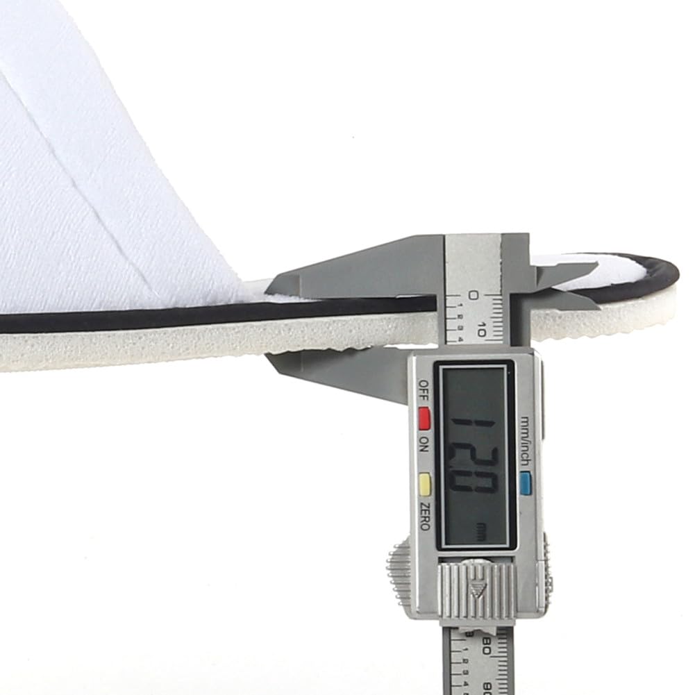 Yeios size comparison white and black edge pairs for better fit choice