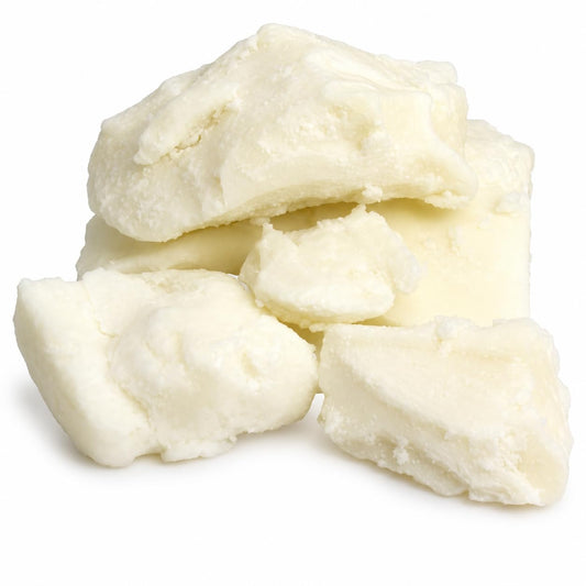 Yellow Brick Road front packaging 8oz showing pure Grade A ivory shea butter benefit: clear product identity